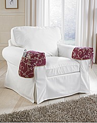 Vine Leaf Armcaps with Pockets