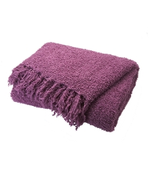 Cara Fringed Fleece Throwover