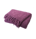 Cara Fringed Fleece Throwover