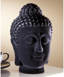 Flocked Buddha Head