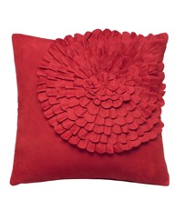 Faux Suede Swirl Cushion