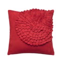 Faux Suede Swirl Cushion