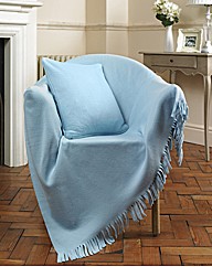 Plain Dye Fleece Throwover