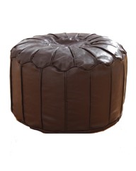 Faux Leather Morroccan Footstool