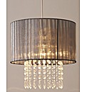 Pleated Pendant Light Decoration