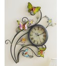 Butterfly Forest Wall Clock