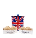 Union Jack Biscuit Barrel & Biscuits
