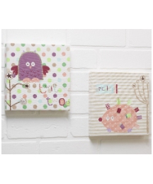 Lollipop Lane Prickles & Twoo Canvas Set