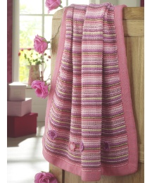 Lollipop Lane Upsy Daisy Knitted Blanket