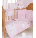 OBaby B is for Bear Quilt & Bumper Pink