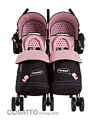 Cosatto You 2 Twin Stroller Little Tweet