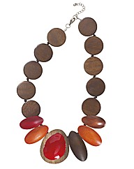 Joe Browns Wacky Wooden Necklace