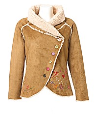 Joe Browns Mock Sheepskin Jacket