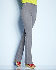 Pull On Bootcut Jeggings Length 31in