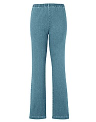 Pull On Bootcut Jeggings Length 28in