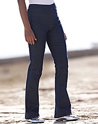 Pull On Bootcut Jeggings Length 31in