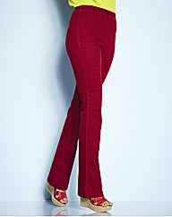 Pull On Bootcut Jeggings Length 31in