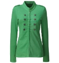 Military Style Jersey Jacket