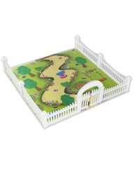 Wooden Dolls House Blue Rose Garden