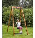 Plum Wooden Single Swing