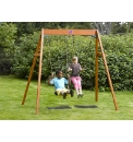 Plum Wooden Double Swing