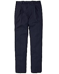&City Plain Pleated Trousers 32in Leg