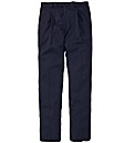&City Plain Pleated Trousers 32in Leg