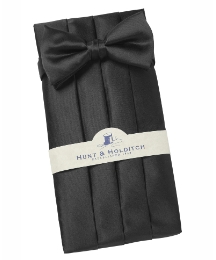 High & Mighty Bow Tie & Cummerbund Set
