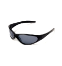 Viva La Diva Wraparound Black Sunglasses