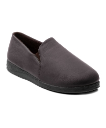 Padders Mens leather slip on slipper