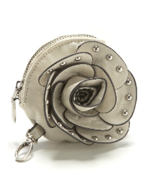 Malissa J Flower Purse Ivory