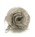 Malissa J Flower Purse Ivory