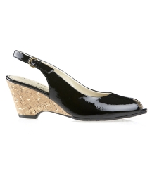 Van Dal Cadiz Black Patent Wedges