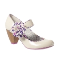 Ruby Shoo Creme Grace Ankle Bar Court