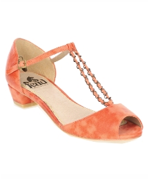 Feud Orange Beckie Low Sandal