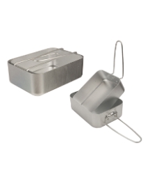 2PC Aluminium Mess Tins