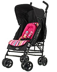 OBaby Atlas V2 Stroller Pink Stripe