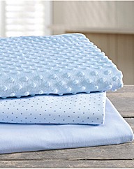 Silvercloud 3 Piece Bedding Bale - Pram