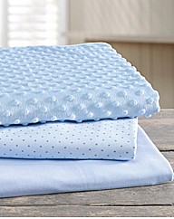 Silvercloud 3 Piece Bedding Bale -Cotbed