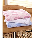 Silvercloud Knitted Chenille Blanket