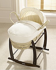 Clair de Lune Stardust Moses Basket
