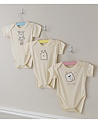 Lollipop Lane Out To Dry 3 Bodysuits