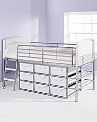 High Sleeper Single Storage Bed