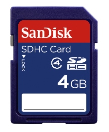 Sandisk SDHC Memory Card 4GB