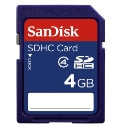 Sandisk SDHC Memory Card 4GB