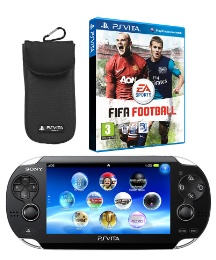 PS Vita 3G + FIFA Football +Travel Pouch