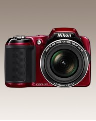 Nikon 16MP 26x Zoom Digital Camera Red