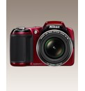 Nikon 16MP 26x Zoom Digital Camera Red