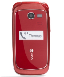 Doro 615 Sim Free Red Mobile Phone