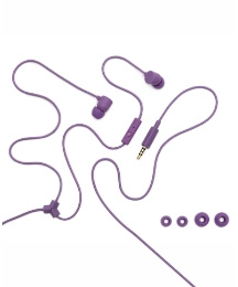 Coloud Colours Earphones With Mic Purple